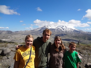 At the Mount St. Helens National Monument